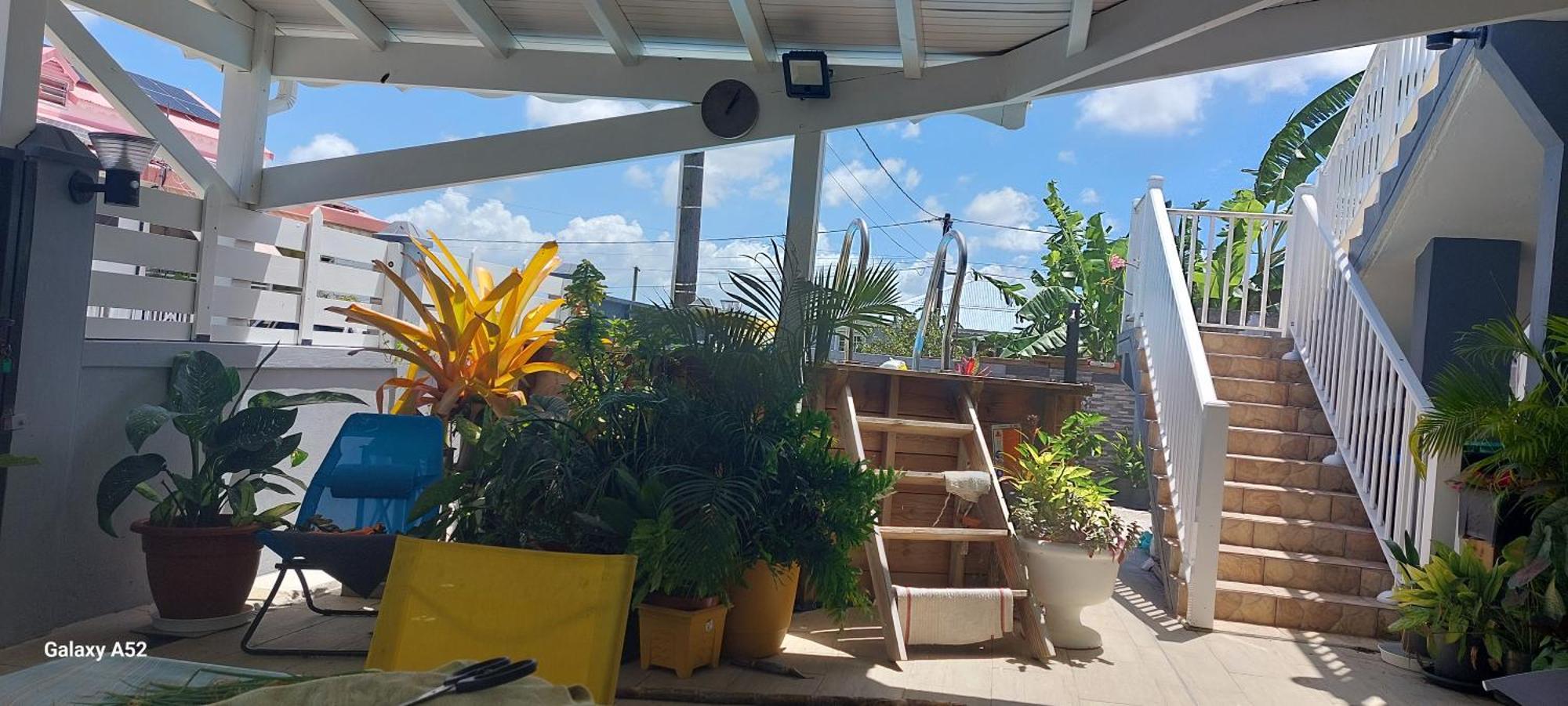 Haut De Villa Agreable Et Paisible Climatise, Wifi Anse-Bertrand Eksteriør billede